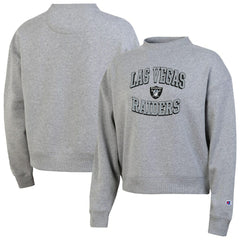 Las Vegas Raiders Champion Women's Triumph Tri-Blend Sweatshirt Gray - NFL