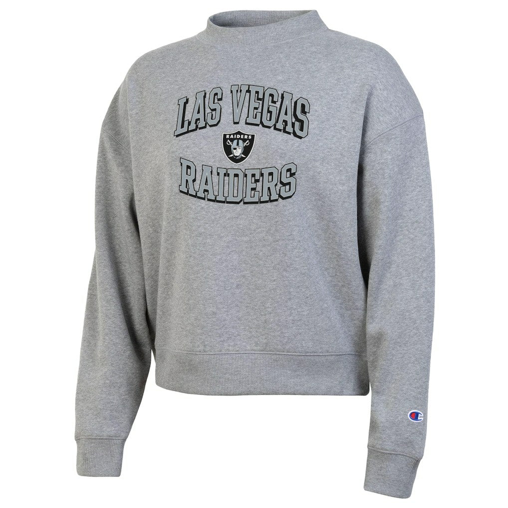 Las Vegas Raiders Champion Women's Triumph Tri-Blend Sweatshirt Gray - NFL