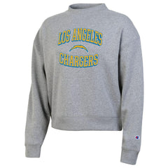 Los Angeles Chargers Champion Women's Triumph Tri-Blend Sweatshirt Gray - NFL
