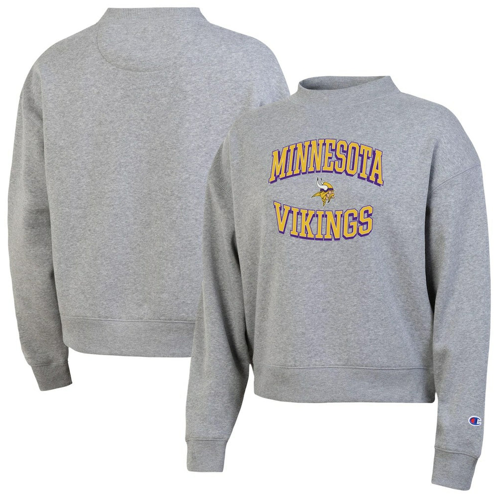 Minnesota Vikings Champion Women's Triumph Tri-Blend Sweatshirt Gray - NFL