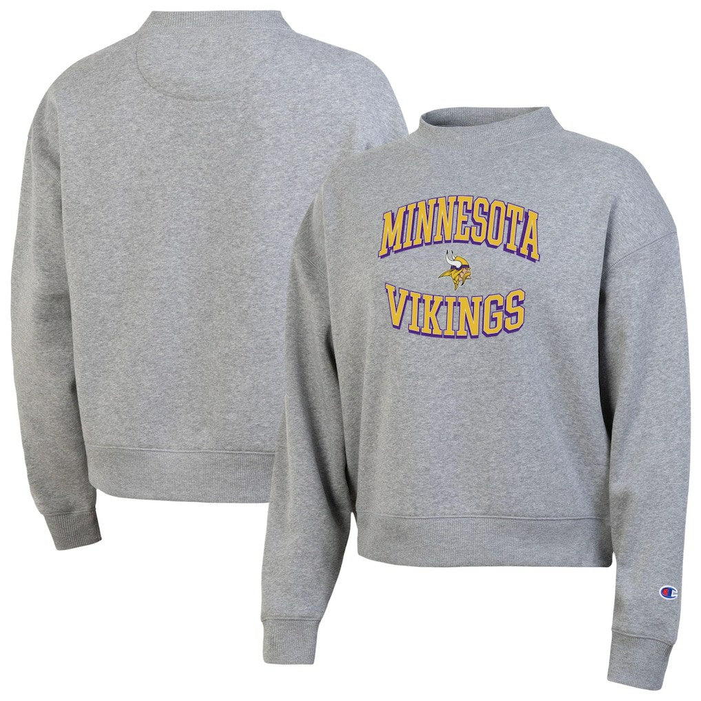 Minnesota Vikings Champion Women's Triumph Tri-Blend Sweatshirt Gray - NFL
