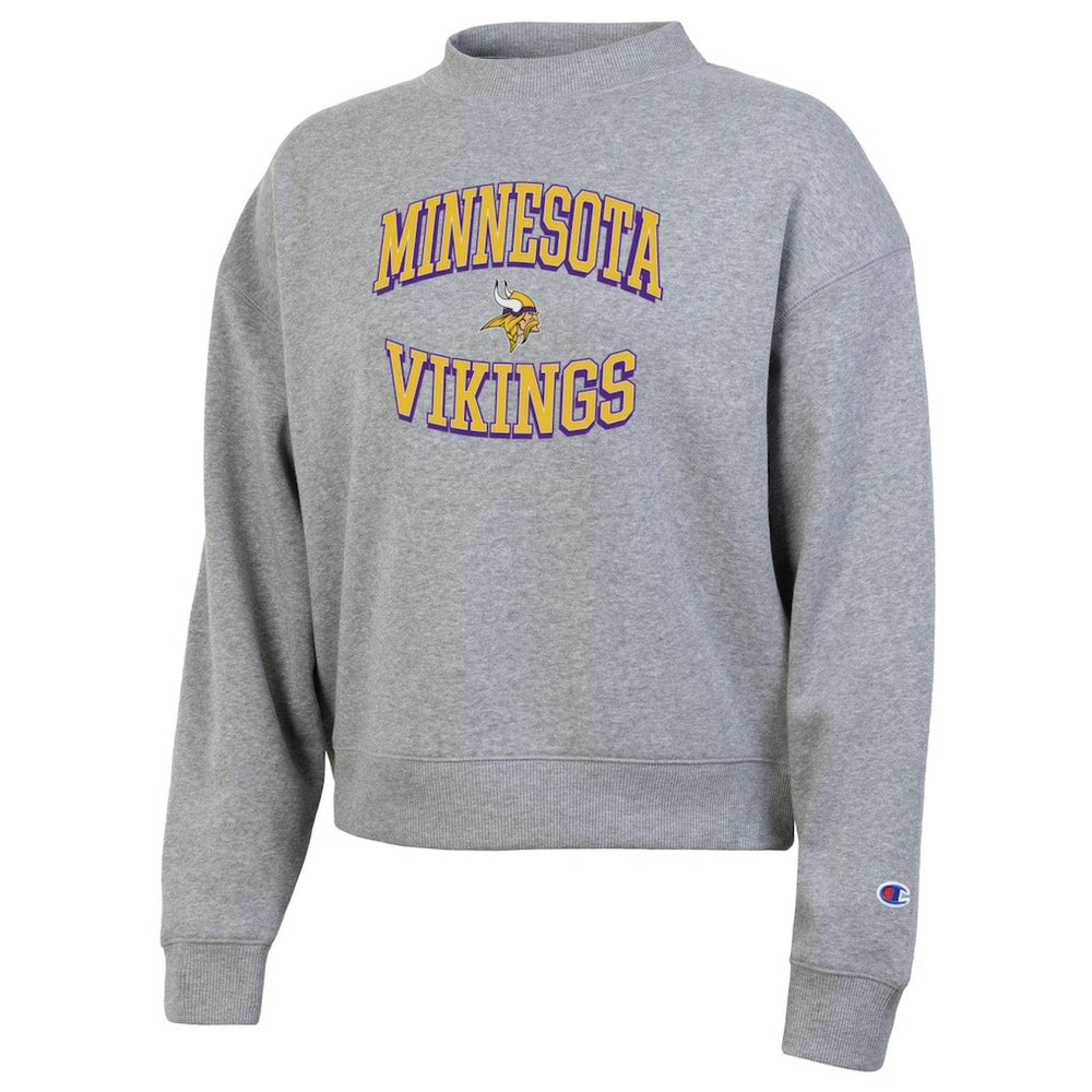 Minnesota Vikings Champion Women's Triumph Tri-Blend Sweatshirt Gray - NFL