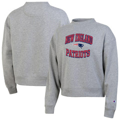 New England Patriots Champion Women's Triumph Tri-Blend Sweatshirt Gray - NFL