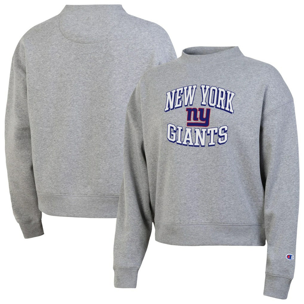 New York Giants Champion Women's Triumph Tri-Blend Sweatshirt Gray - NFL