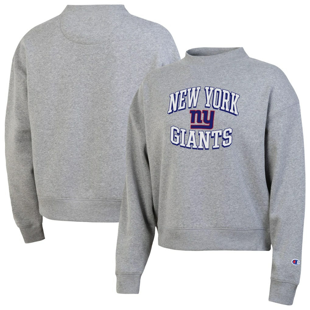 New York Giants Champion Women's Triumph Tri-Blend Sweatshirt Gray - NFL