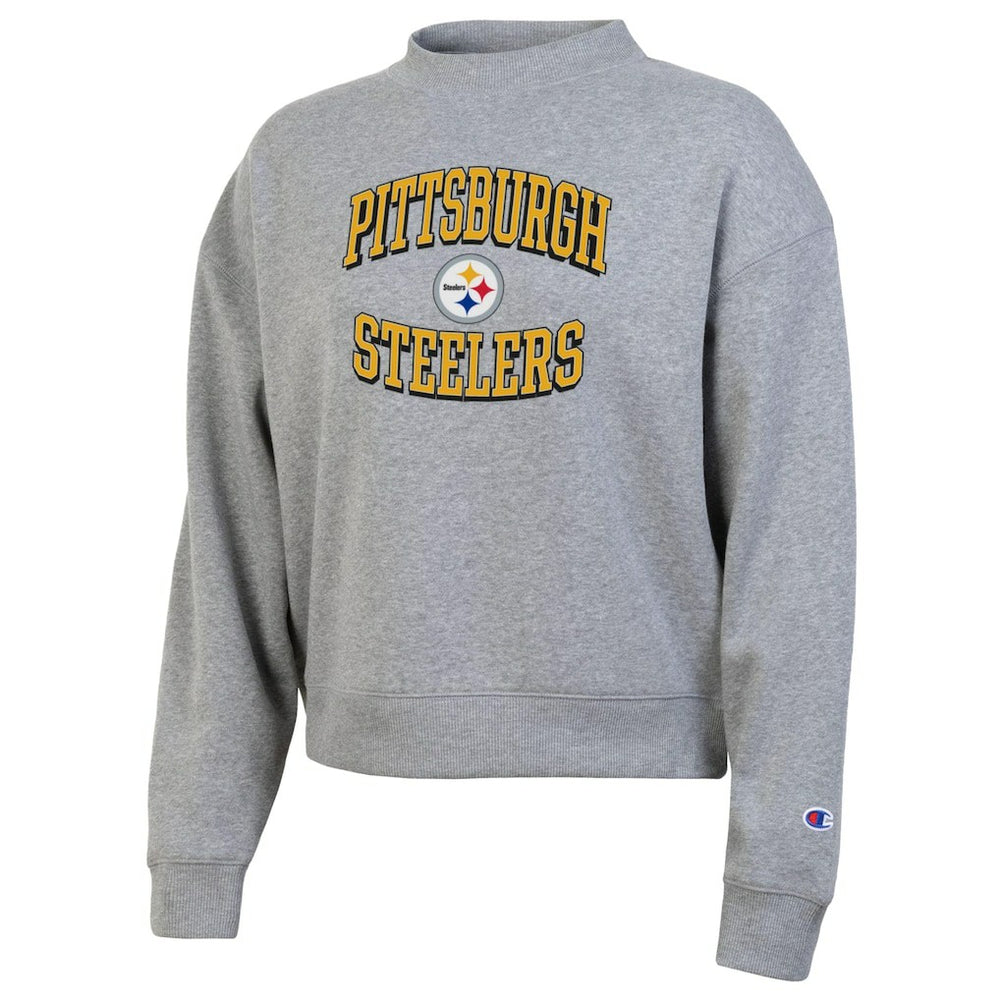Pittsburgh Steelers Champion Women's Triumph Tri-Blend Sweatshirt Gray - NFL