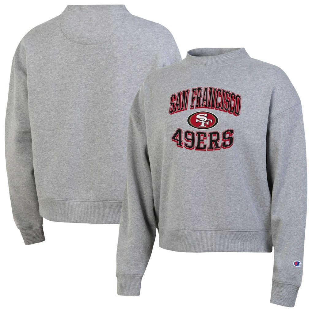 San Francisco 49ers Champion Women's Triumph Tri-Blend Sweatshirt Gray - NFL