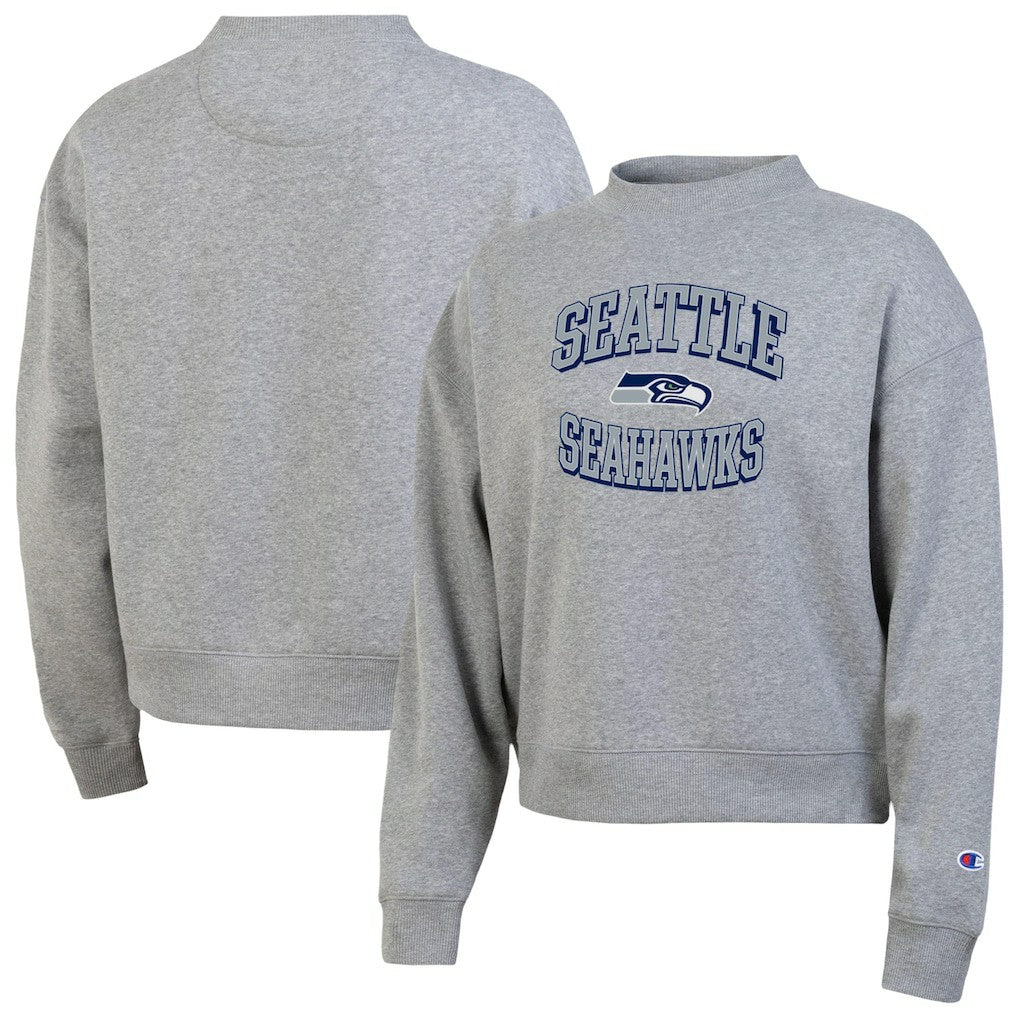 Seattle Seahawks Champion Women's Triumph Tri-Blend Sweatshirt Gray - NFL