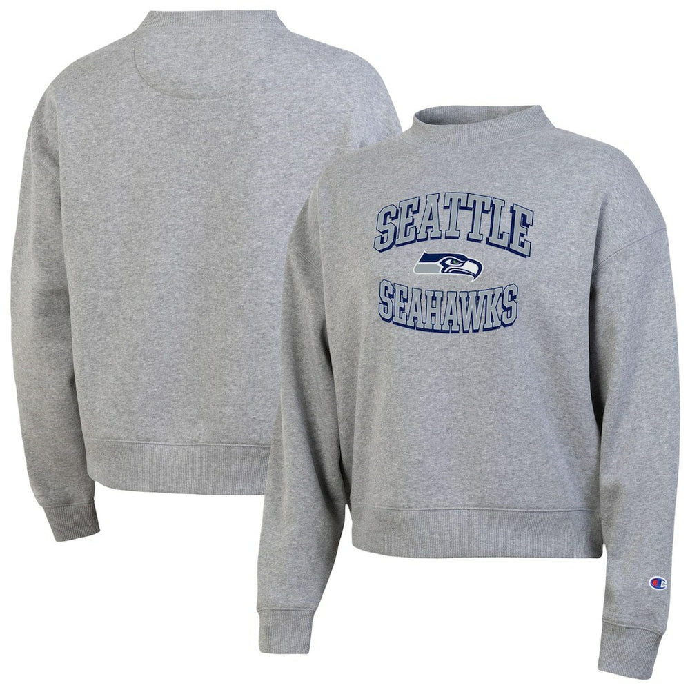 Seattle Seahawks Champion Women's Triumph Tri-Blend Sweatshirt Gray - NFL