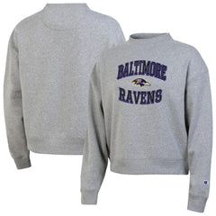 Baltimore Ravens Champion Women's Triumph Tri-Blend Sweatshirt Gray - NFL