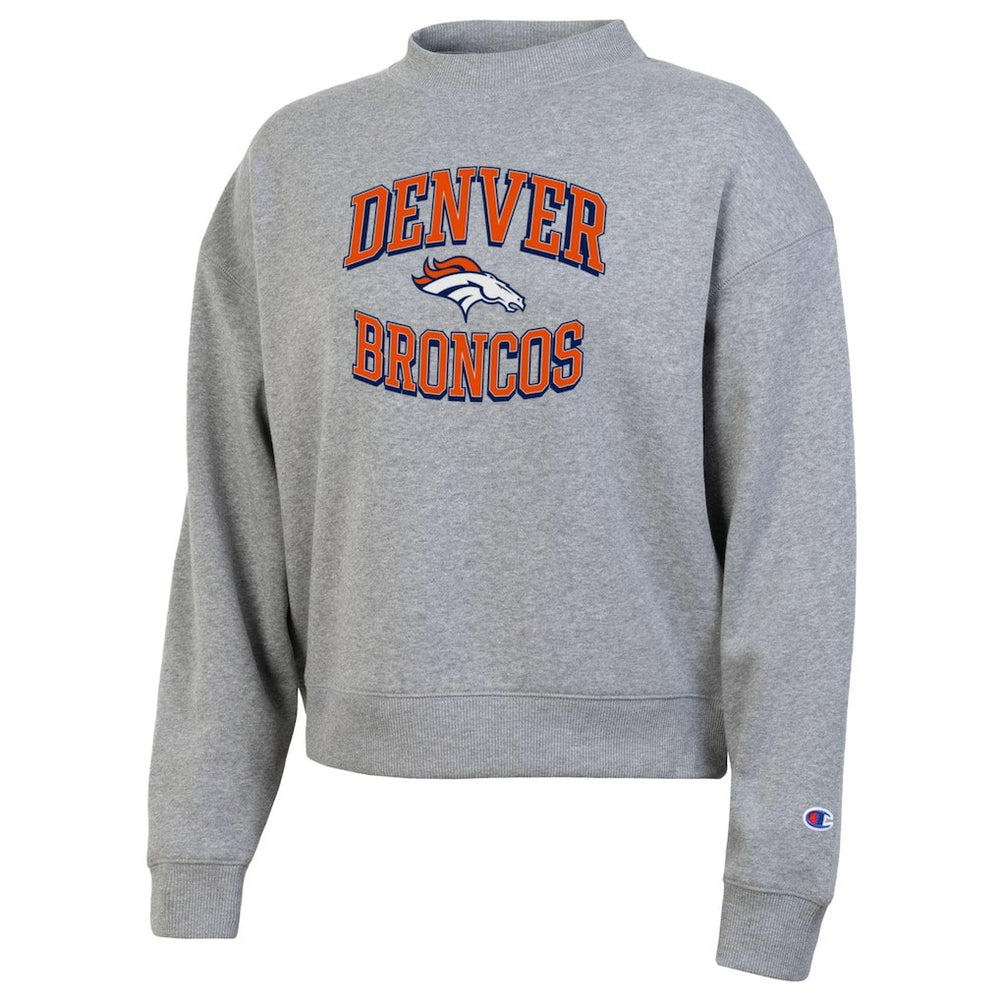 Denver Broncos Champion Women's Triumph Tri-Blend Sweatshirt Gray - NFL