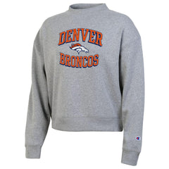 Denver Broncos Champion Women's Triumph Tri-Blend Sweatshirt Gray - NFL