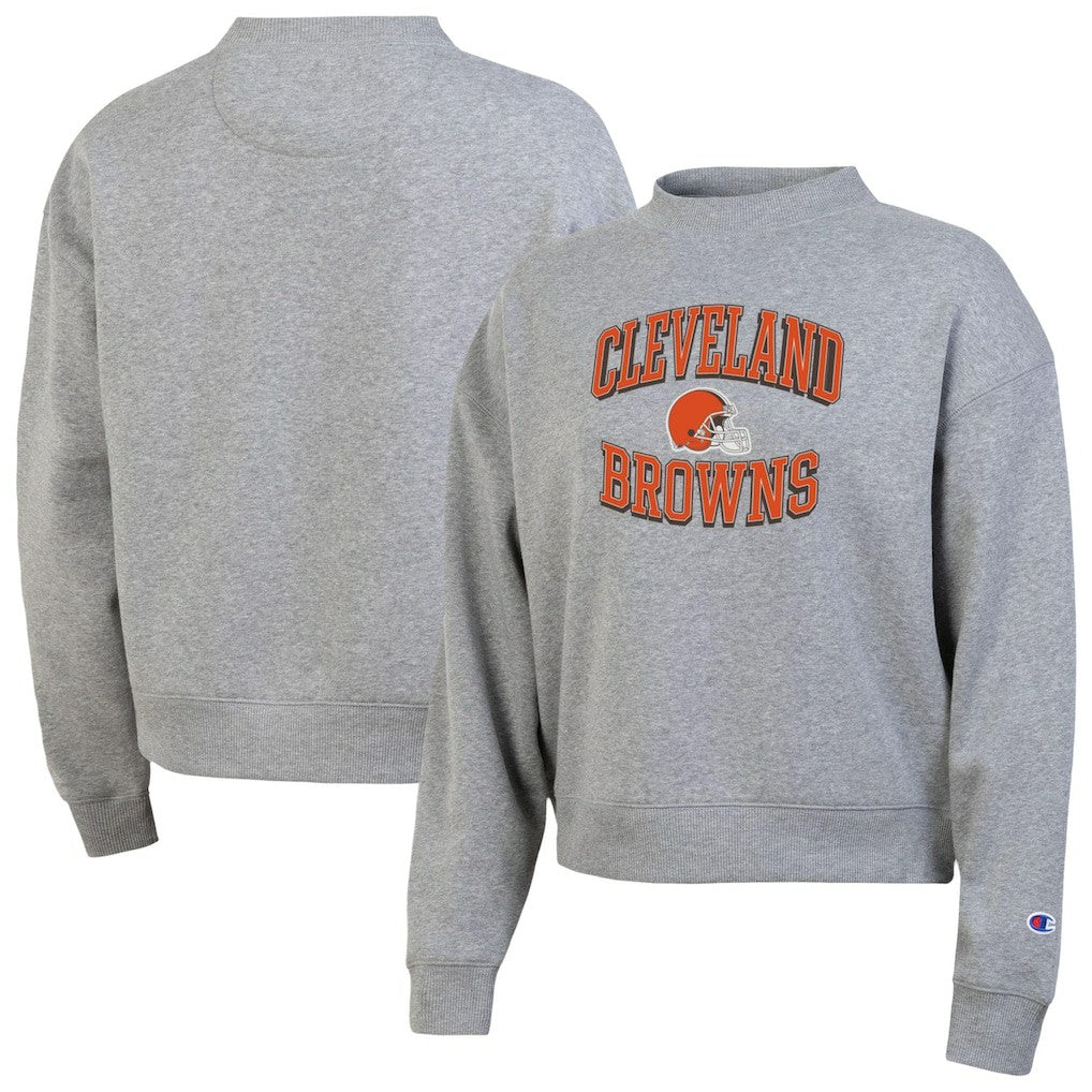 Cleveland Browns Champion Women's Triumph Tri-Blend Sweatshirt Gray - NFL
