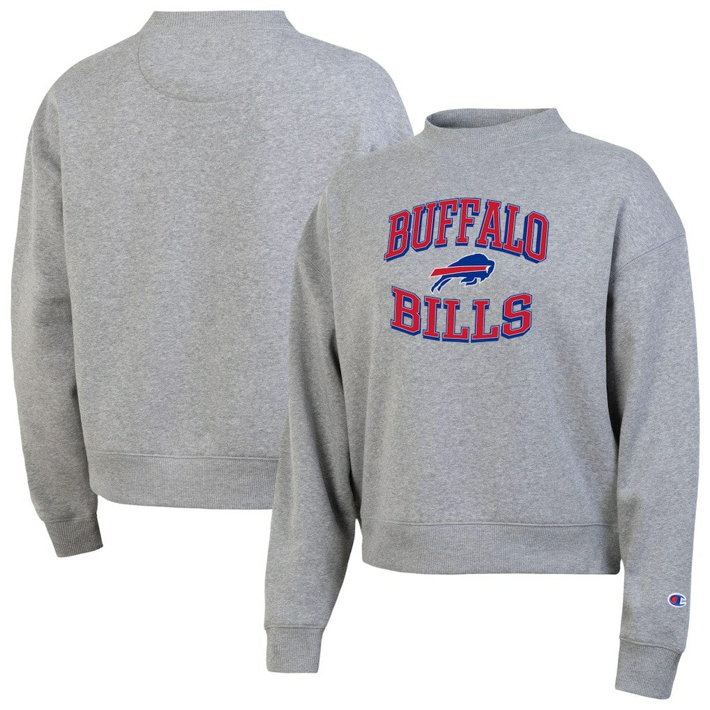 Buffalo Bills Champion Women's Triumph Tri-Blend Sweatshirt Gray - NFL