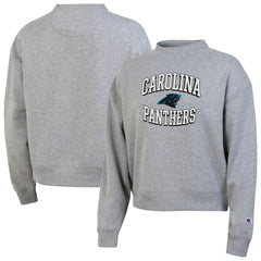 Carolina Panthers Champion Women's Triumph Tri-Blend Sweatshirt Gray - NFL