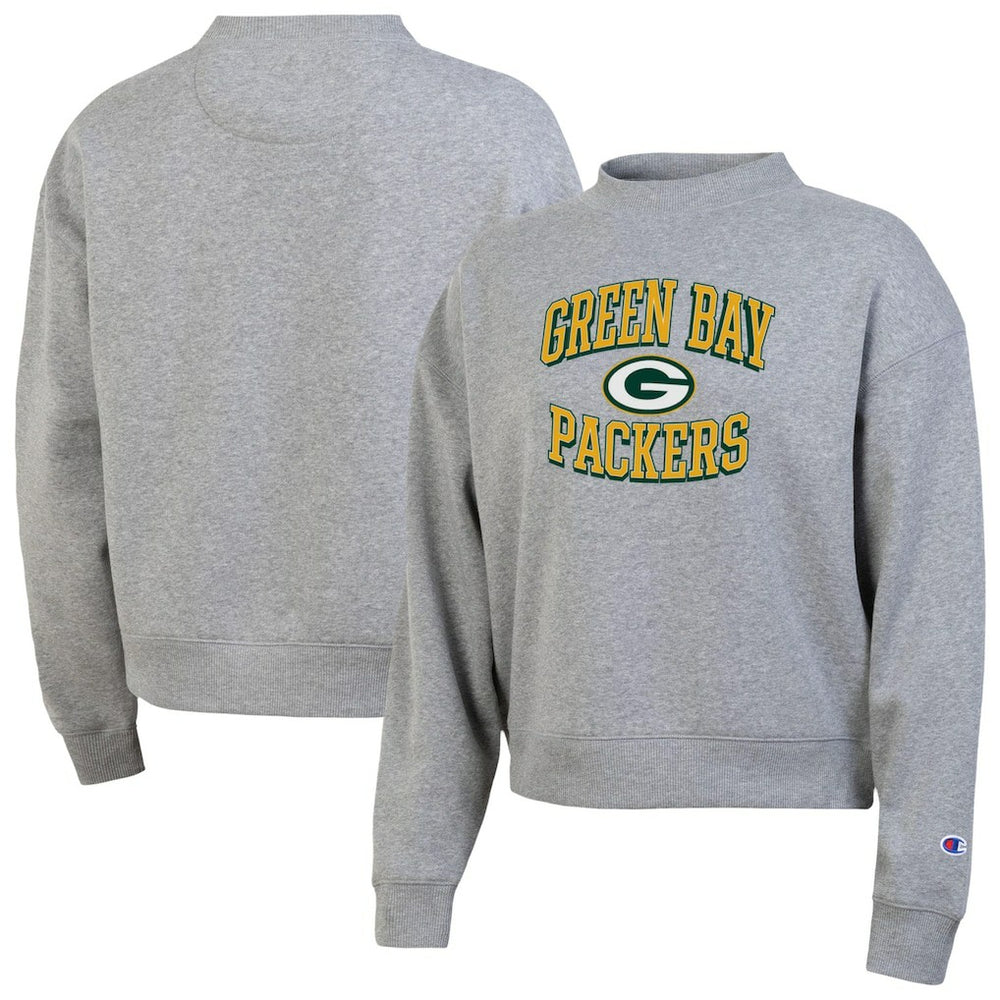 Green Bay Packers Champion Women's Triumph Tri-Blend Sweatshirt Gray - NFL