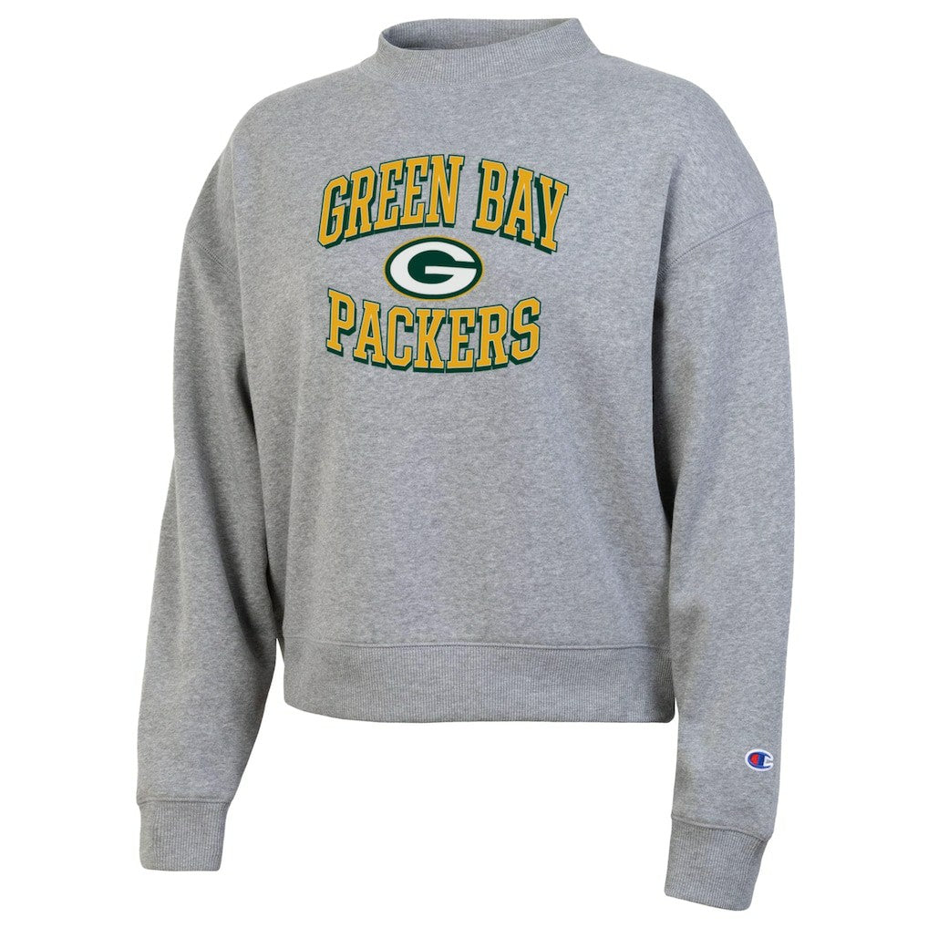 Green Bay Packers Champion Women's Triumph Tri-Blend Sweatshirt Gray - NFL