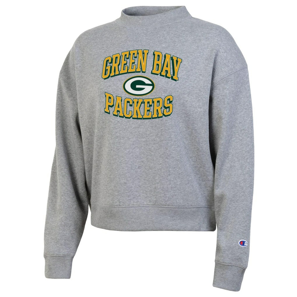 Green Bay Packers Champion Women's Triumph Tri-Blend Sweatshirt Gray - NFL