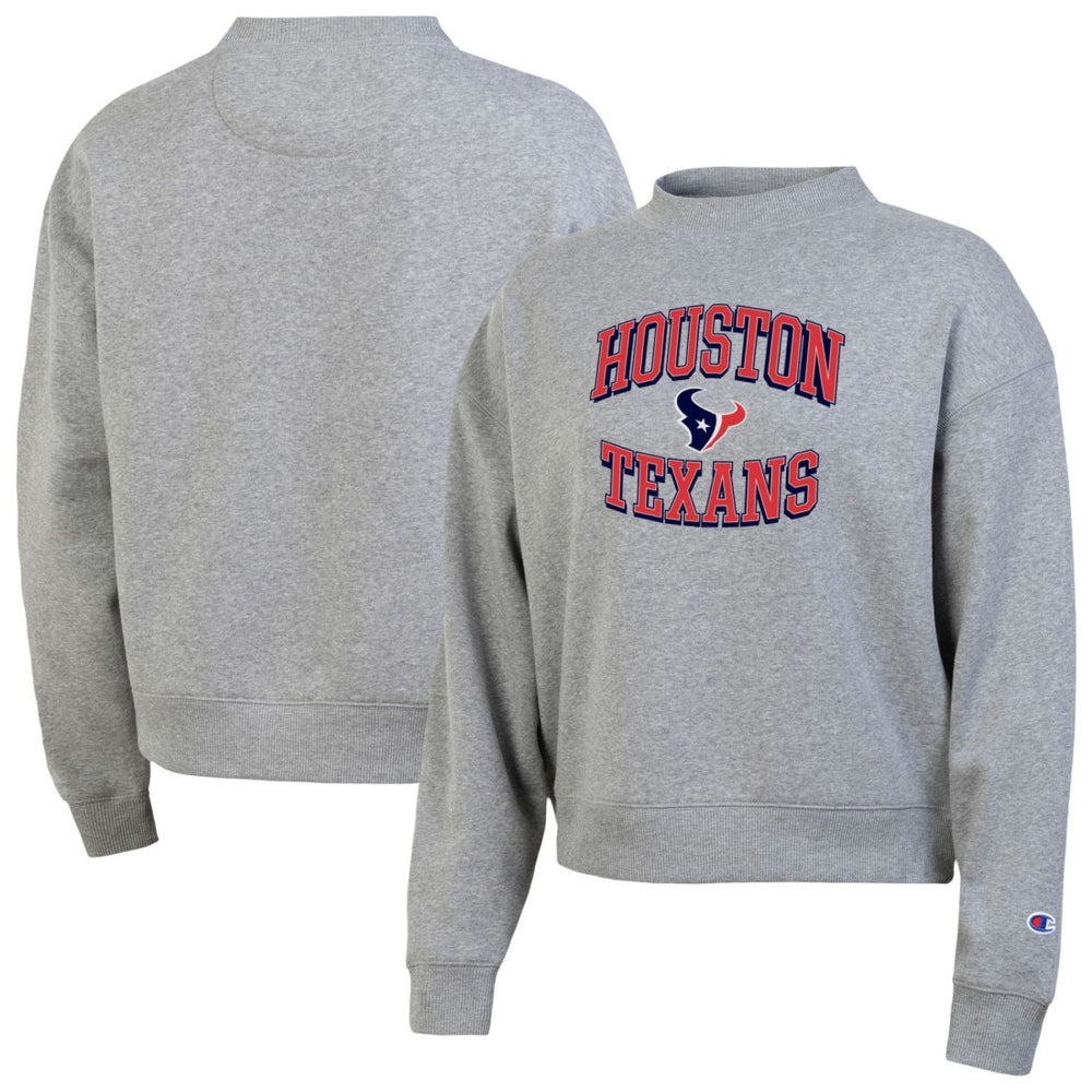 Houston Texans Champion Women's Triumph Tri-Blend Sweatshirt Gray - NFL