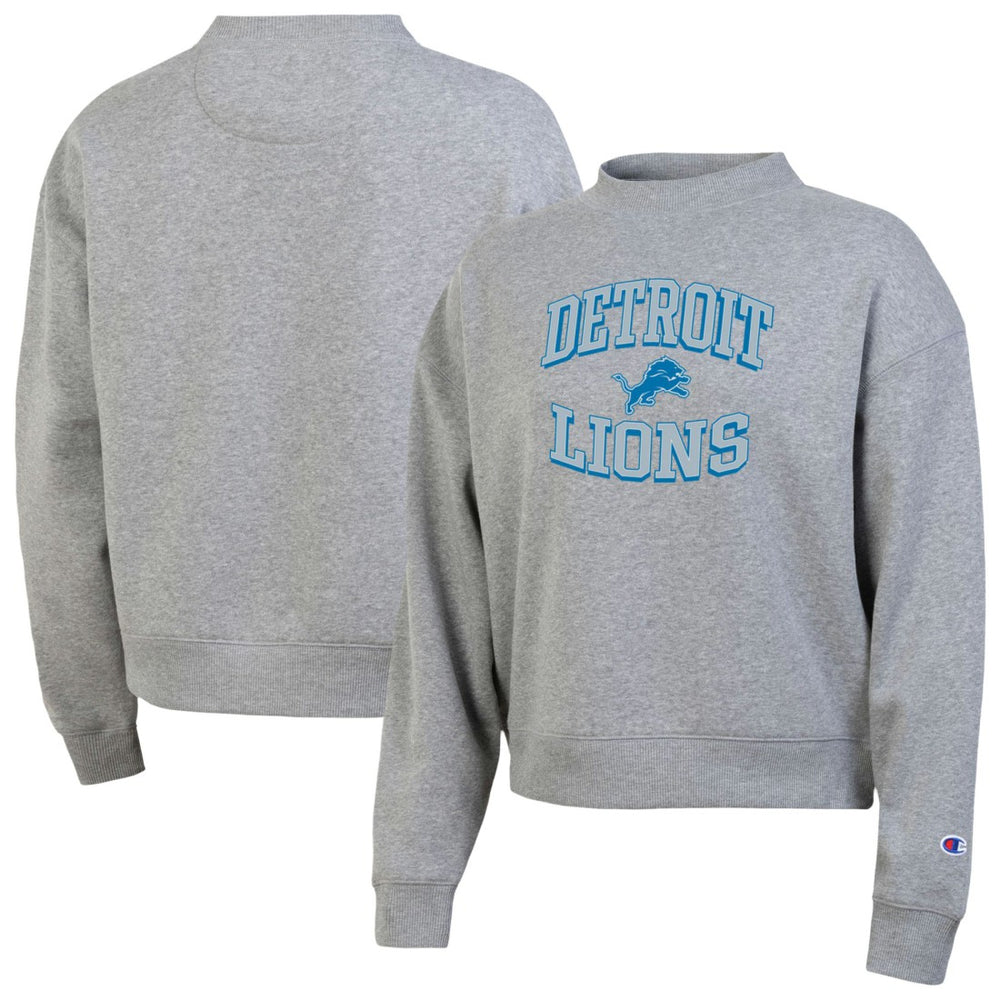 Detroit Lions Champion Women's Triumph Tri-Blend Sweatshirt Gray - NFL
