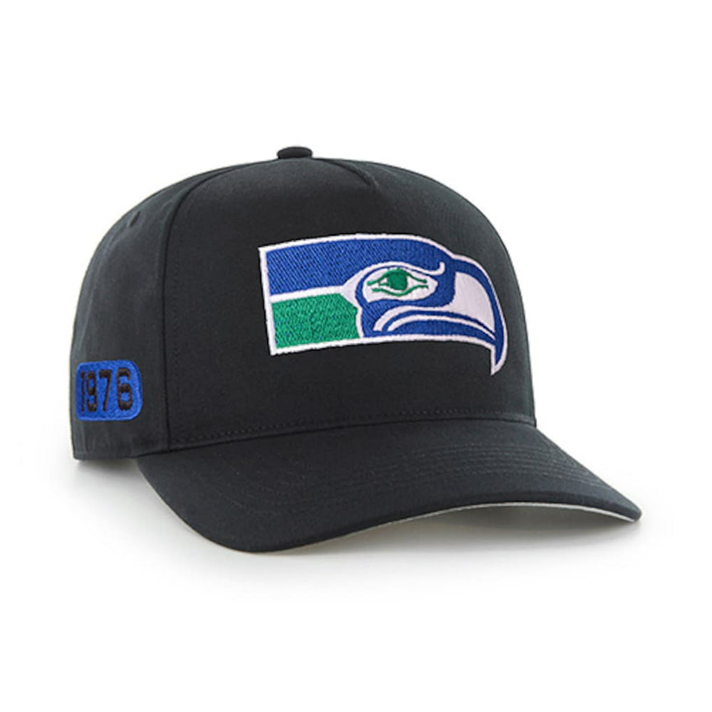 Seattle Seahawks '47 Blackout Date Hitch Adjustable Hat Black - 47 brand