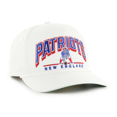New England Patriots '47 Coltrane Throwback Rope Hitch Adjustable Hat White - 47 brand