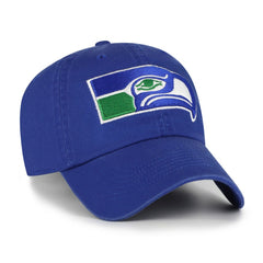 Seattle Seahawks '47 Clean Up Throwback Adjustable Hat Royal - 47 brand