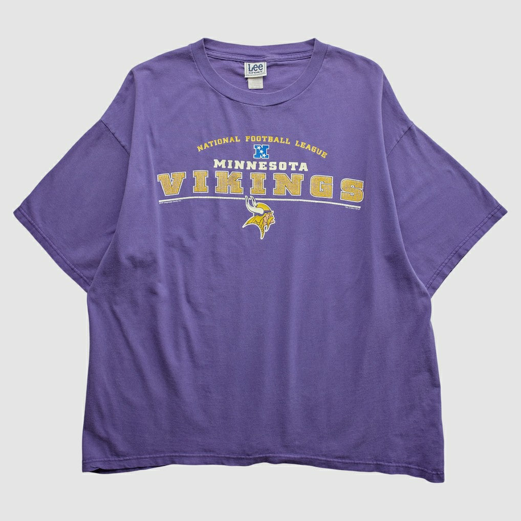 Minnesota Vikings Lee Apparel 2000s T-shirt Purple Vintage - Fanatics