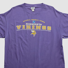Minnesota Vikings Lee Apparel 2000s T-shirt Purple Vintage - Fanatics