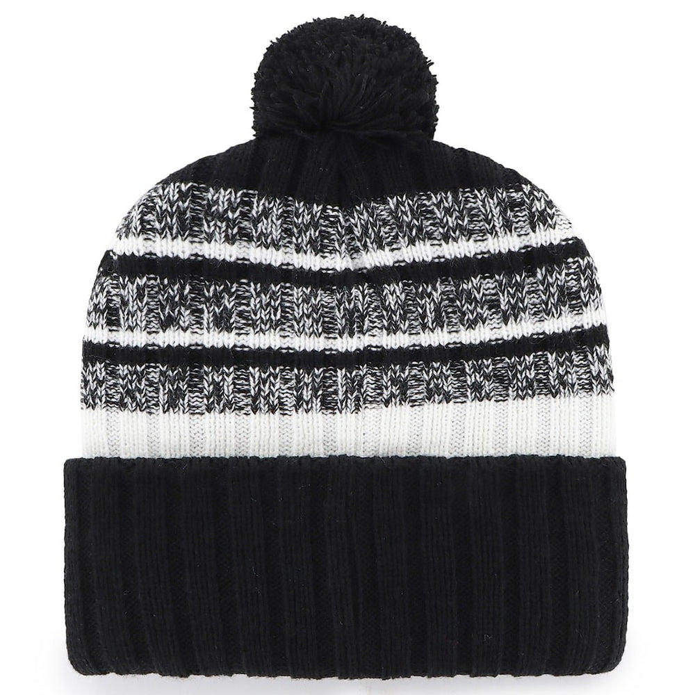 New England Patriots '47 2025 AFC Champions Tavern Cuffed Knit Hat with Pom Black - NFL