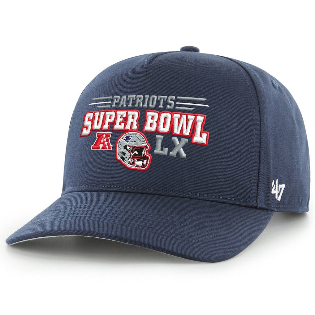 New England Patriots '47 Super Bowl LX Hitch Adjustable Hat Navy - 47 brand