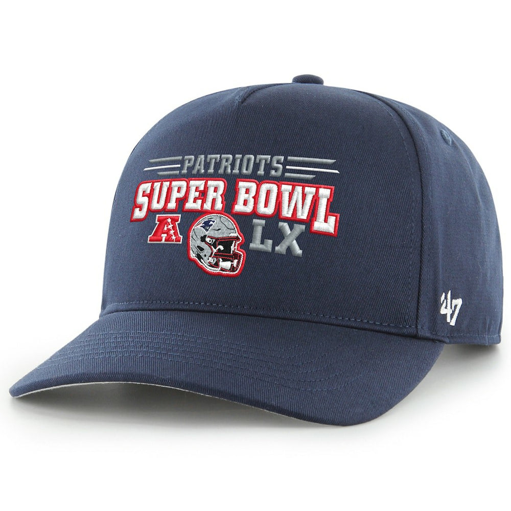 New England Patriots '47 Super Bowl LX Hitch Adjustable Hat Navy - 47 brand