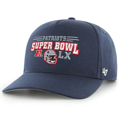 New England Patriots '47 Super Bowl LX Hitch Adjustable Hat Navy - 47 brand