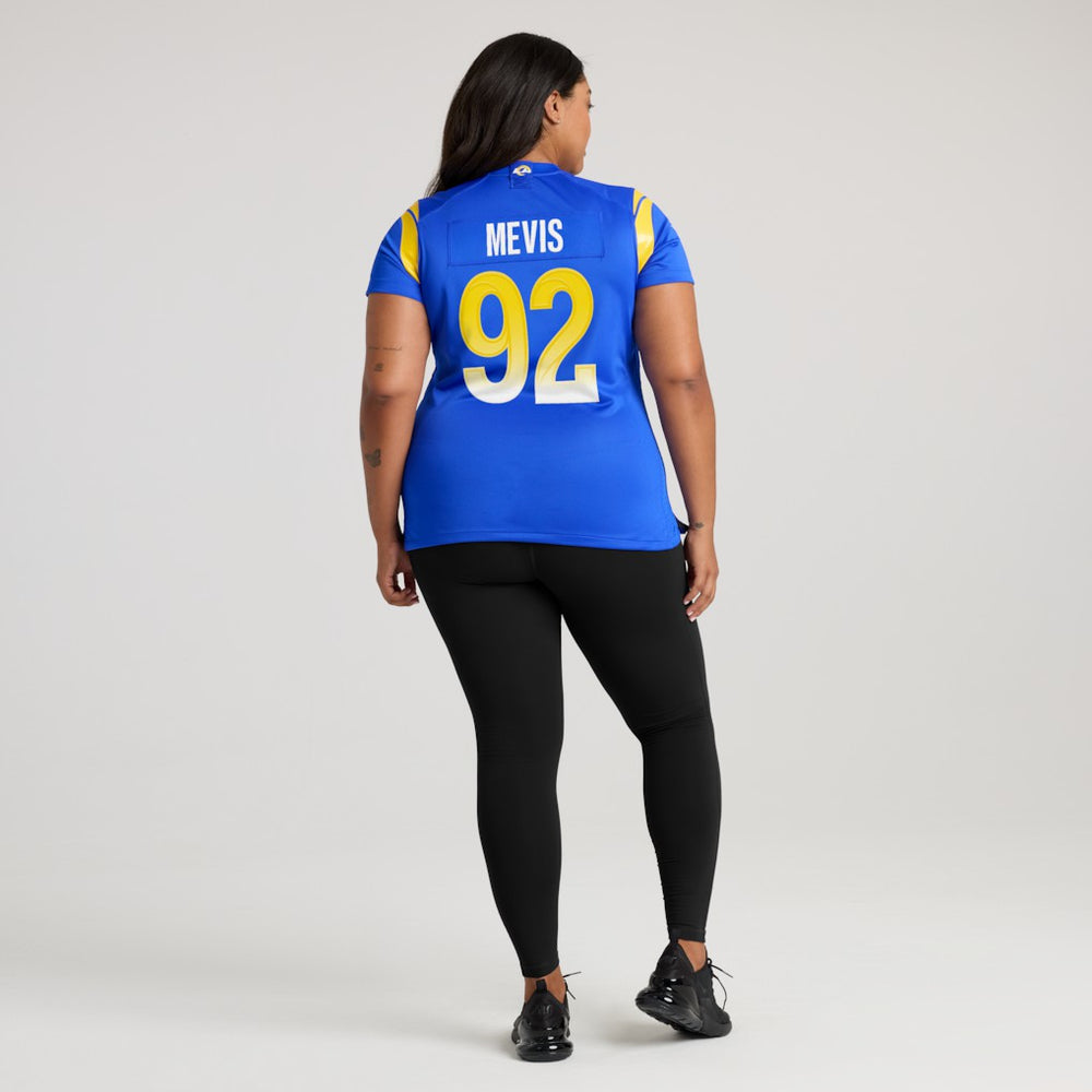 Harrison Mevis Los Angeles Rams Women's Team Game Jersey Royal - Nike