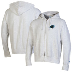 Carolina Panthers Champion Reverse Weave Full-Zip Hoodie Gray - NFL