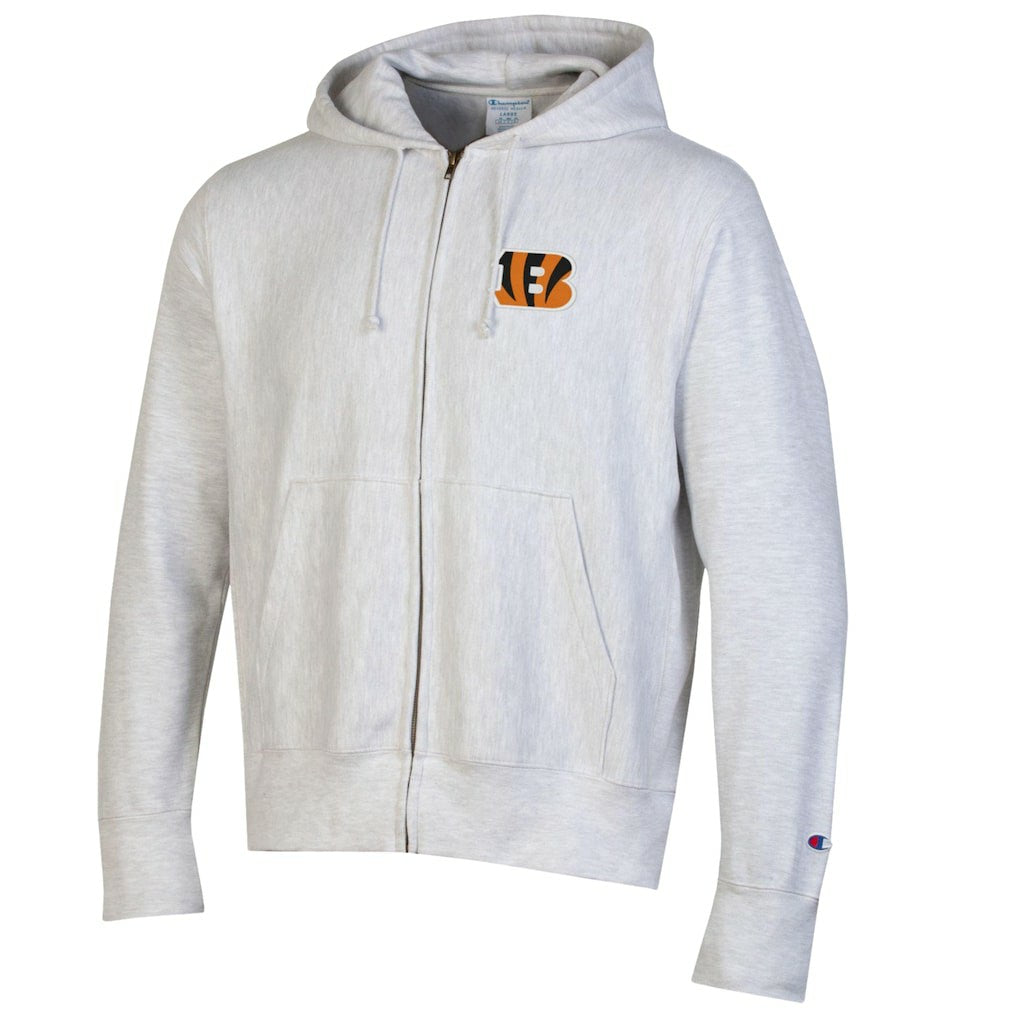 Cincinnati Bengals Champion Reverse Weave Full-Zip Hoodie Gray - NFL