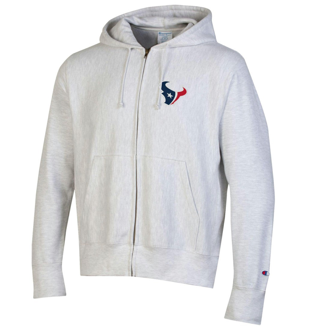 Houston Texans Champion Reverse Weave Full-Zip Hoodie Gray - NFL