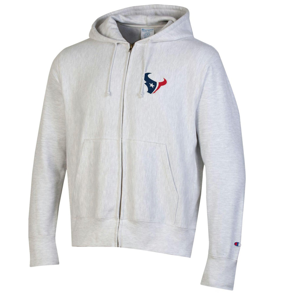 Houston Texans Champion Reverse Weave Full-Zip Hoodie Gray - NFL