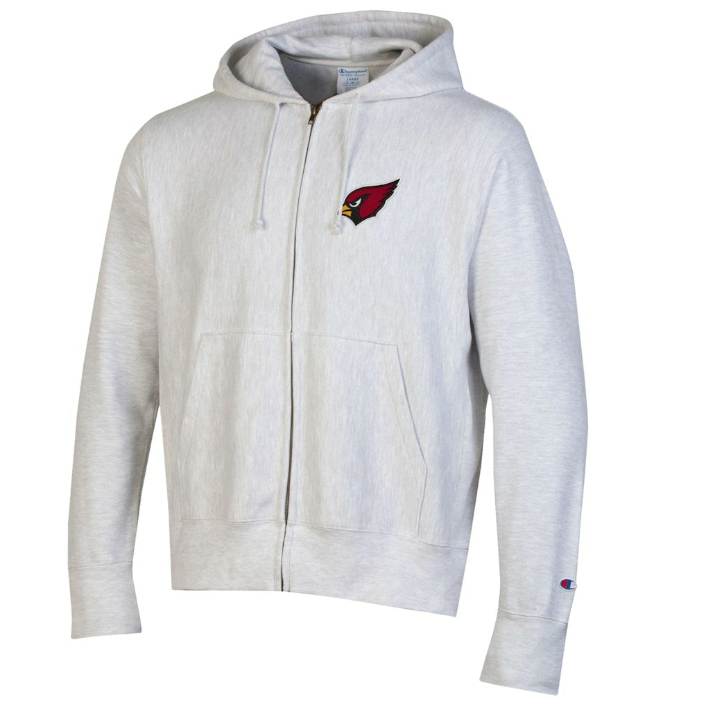 Arizona Cardinals Champion Reverse Weave Full-Zip Hoodie Gray - NFL
