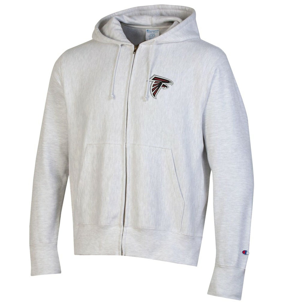 Atlanta Falcons Champion Reverse Weave Full-Zip Hoodie Gray - NFL