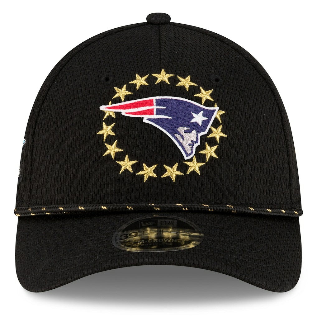 New England Patriots New Era Super Bowl LX 39THIRTY M-Crown Rope Flex Hat Black - NFL