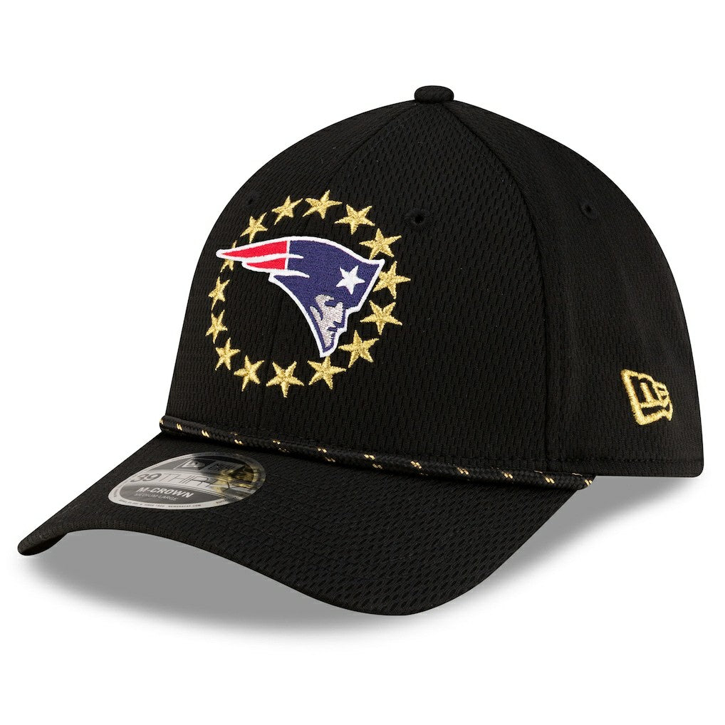 New England Patriots New Era Super Bowl LX 39THIRTY M-Crown Rope Flex Hat Black - NFL