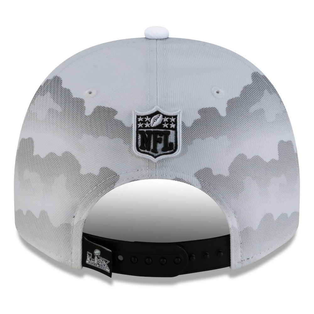 New England Patriots New Era Super Bowl LX Tarmac 9FIFTY Snapback Hat White - NFL