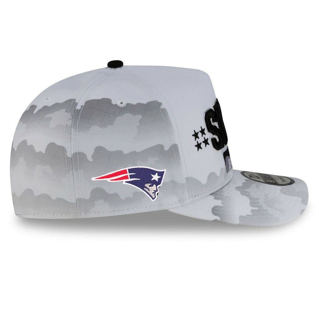 New England Patriots New Era Super Bowl LX Tarmac 9FIFTY Snapback Hat White - NFL