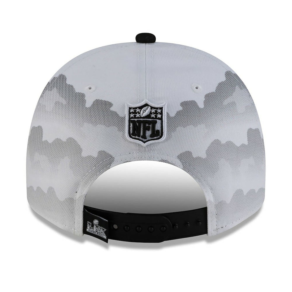 New England Patriots New Era Super Bowl LX Tarmac 9FIFTY Snapback Hat White - NFL