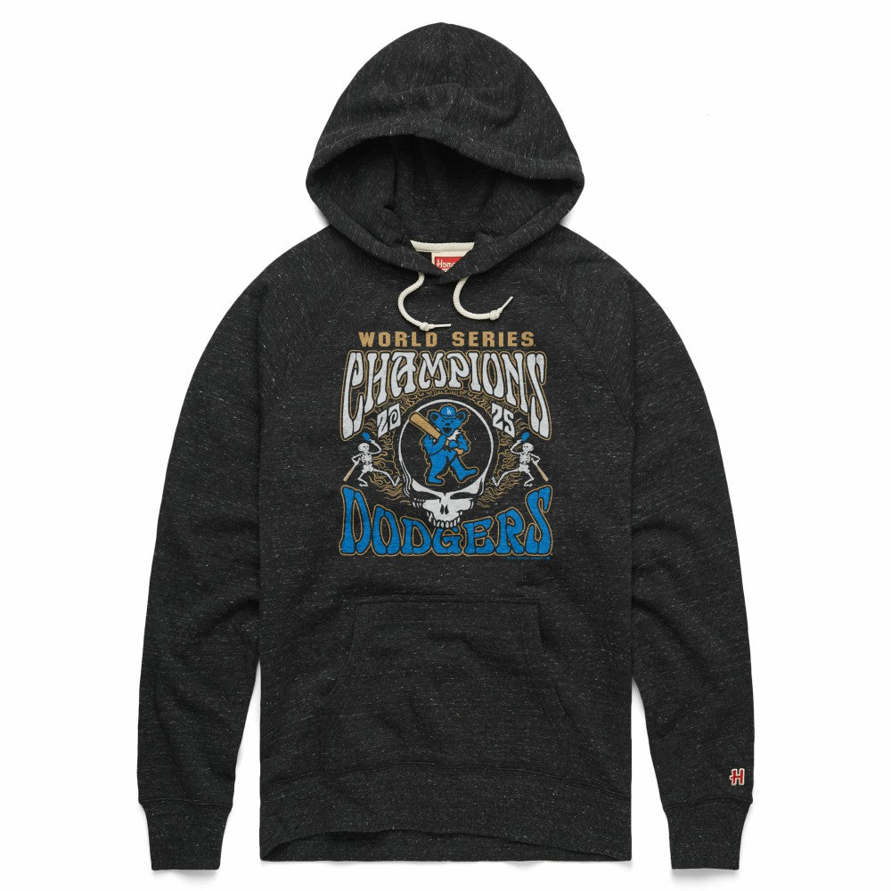 Los Angeles Dodgers Homage 2026 Gold Collection Grateful Dead Hoodie Lifestyle