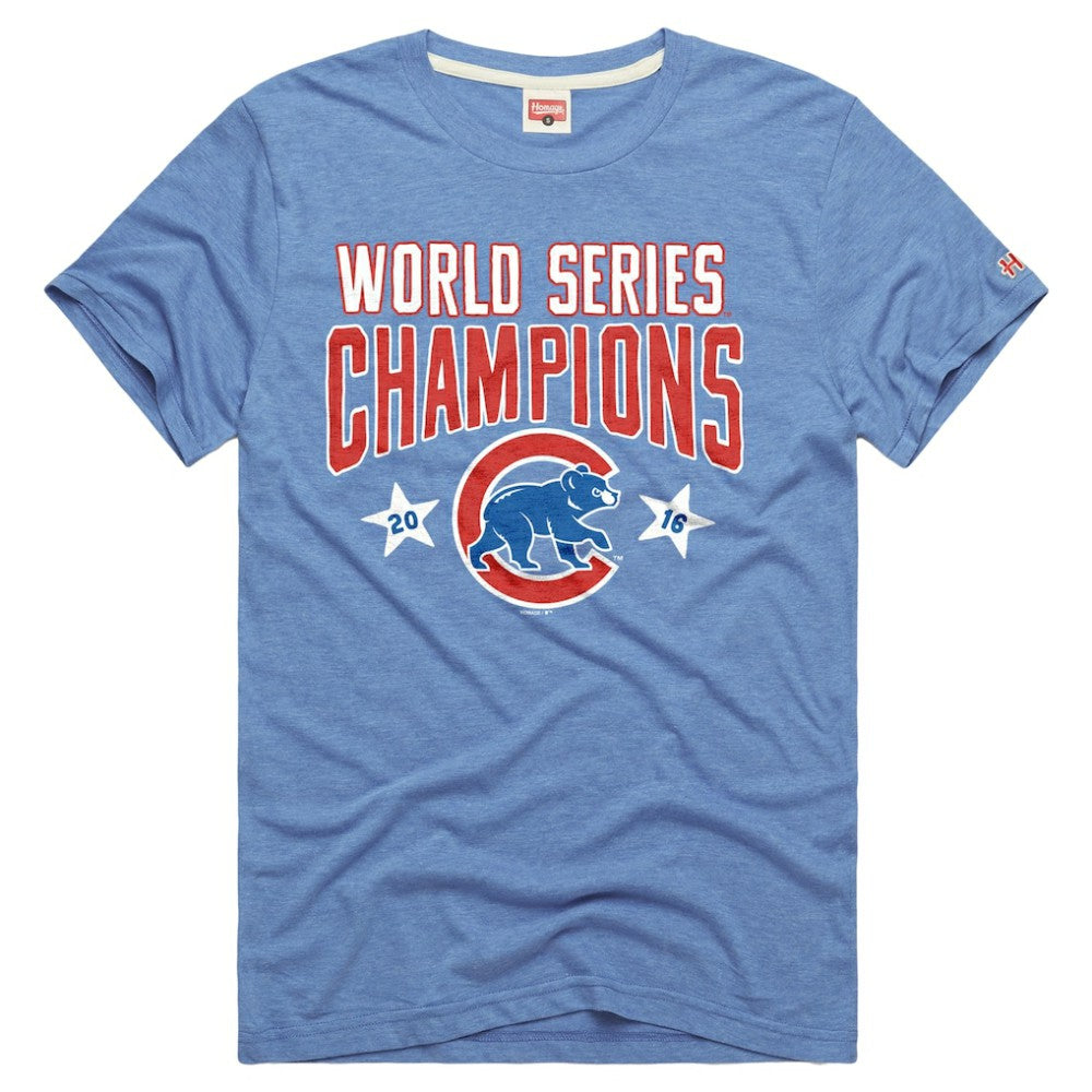 Chicago Cubs Homage Tri-Blend Hyperlocal T-Shirt On Sale