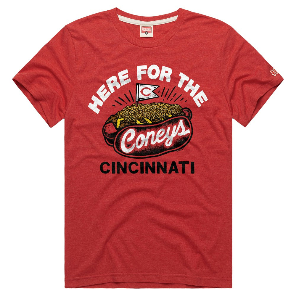 Cincinnati Reds Homage Tri-Blend Hyperlocal T-Shirt Online