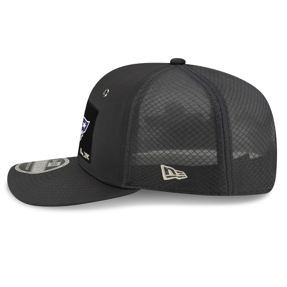 New England Patriots New Era Super Bowl LX Opening Night 9SEVENTY Adjustable Hat Charcoal - NFL