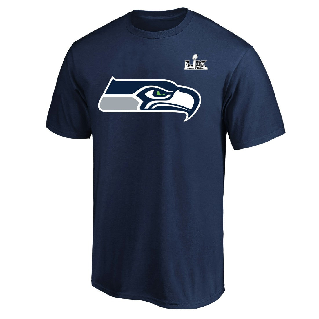 Jaxon Smith-Njigba Seattle Seahawks Super Bowl LX Patch Big & Tall Name & Number T-Shirt College Navy - Fanatics